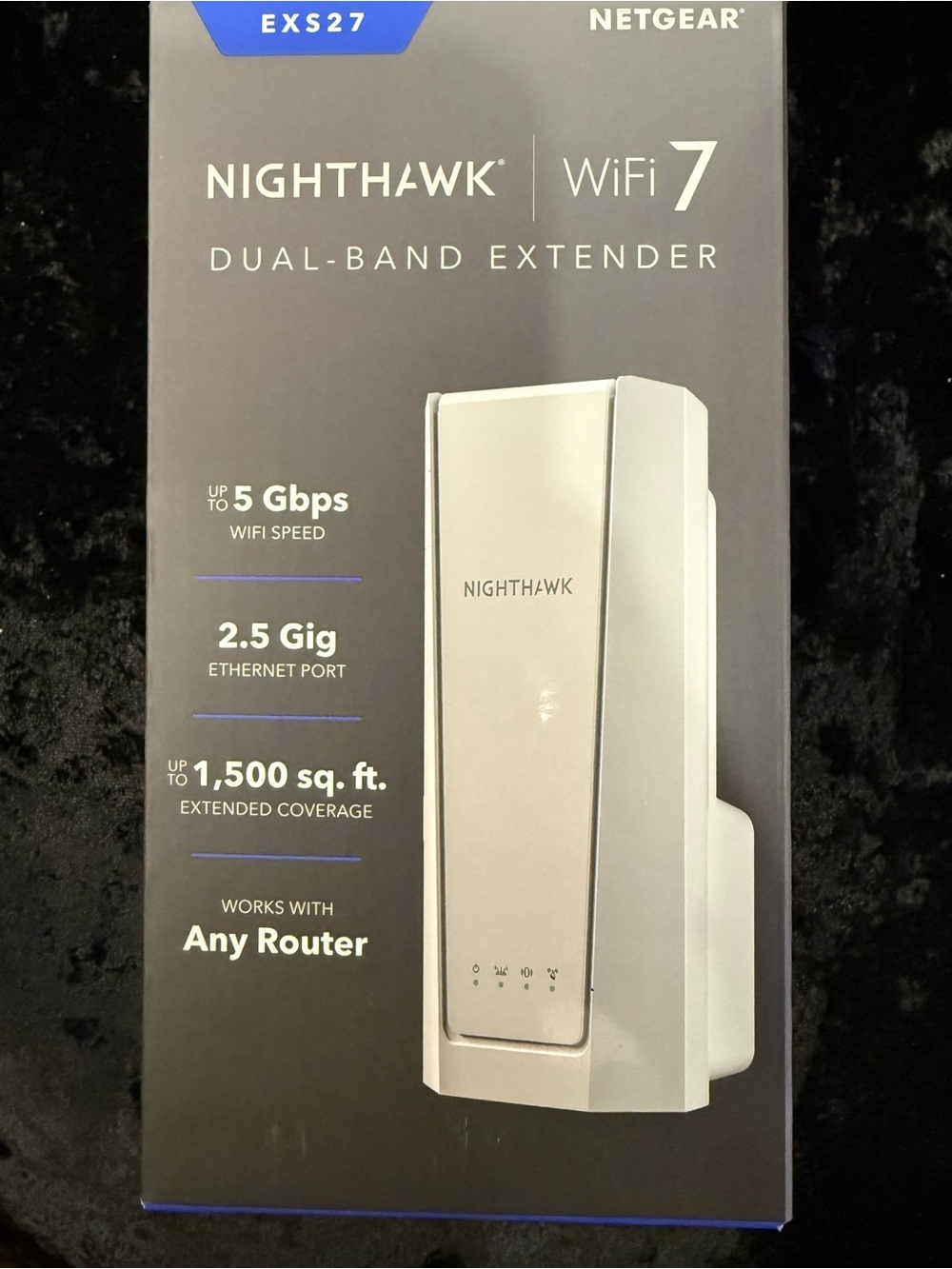 NETGEAR Nighthawk WiFi 7 Dual-Band Extender — White